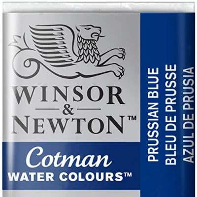 Image of Winsor and Newton Cotman Half Pan Prussian Blue