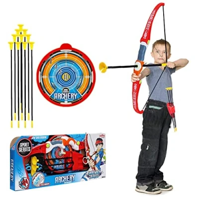 Image of xwin sportseries Kids Archery Bow and Arrows Set Practice Cross for Training Girls, Boys Toy Fun Sports Game with 10 Durable Suction Cup Perfect Indoor or Outdoor Games
