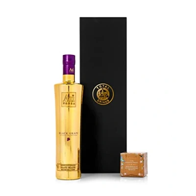Image of AU Vodka Black Grape 70cl &amp; Chocolate Truffle Gift Box