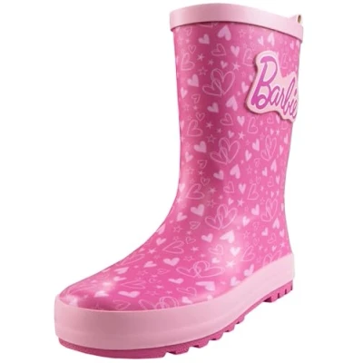 Image of Barbie Girls Wellies Wellington Boots Girls’ Rain For Pink Adult 1