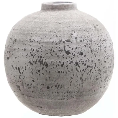 Image of Tiber Vase Ceramic L28 x W28 H28 cm Stone