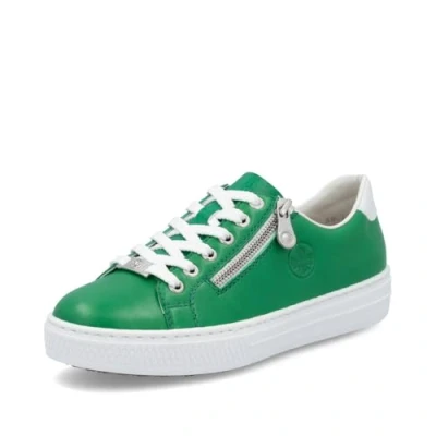 Image of Rieker L59L1 52 Green Womens Trainers