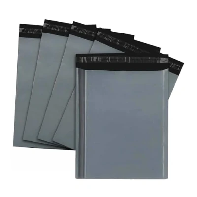 Image of 100Pack of 17 x24 Strong Large Grey Mailing Postal Bags 425mm x 600mm