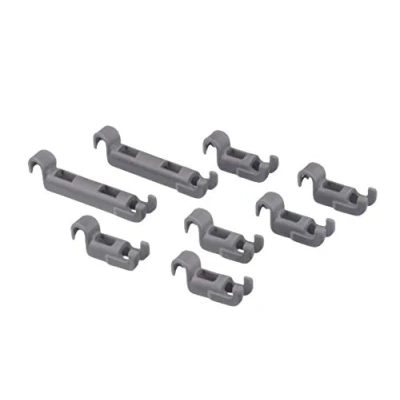 Image of Ex Pro Dishwasher Lower Rack Flip Tynes Plastic Bearing Clips Kit SN26M290GB/02 for Siemens