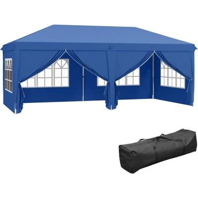 Image of Outsunny 6m X 3m Garden Heavy Duty Pop Up Gazebo Marquee Party Tent Wedding Canopy New