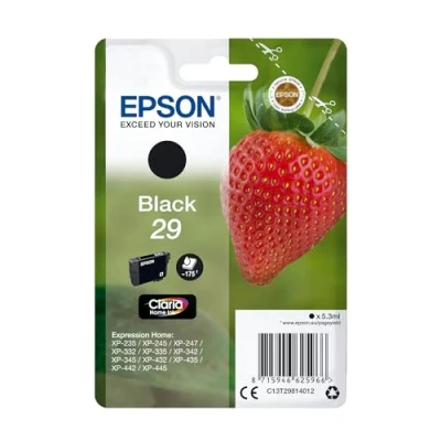 Image of Epson T298140 29 Black Strawberry Genuine, Claria Home Ink