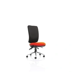 Image of Chiro High Back Bespoke Colour Seat Tabasco Orange No Arms