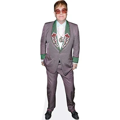 Image of Elton John (Suit) Mini Size Cutout