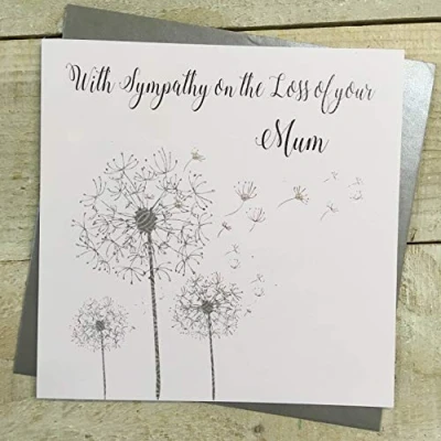 Image of Sympathy Handmade Card Loss of Mum by WHITE COTTON CARDS DT147 M