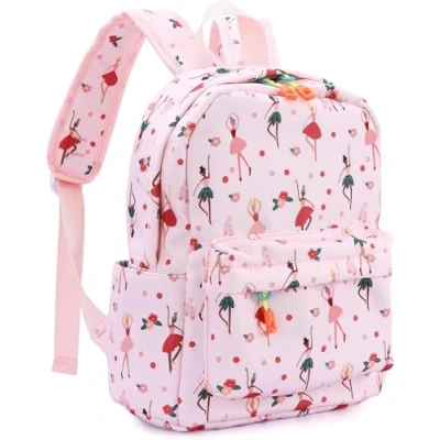 Image of Zicac Toddler Backpack Girls Kids School Bags Students Rucksack Child Canvas Children Casual Bag Kindergarten Daypack Bookbag