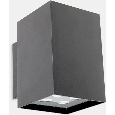 Image of Afrodita Outdoor LED Up Down Light Urban Grey IP55 17.4W 4000K