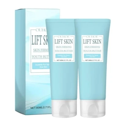 Image of 2 Pcs Luxelift Skin Firming Youth Butter, Cream, Cream for Loose Skin, Moisturizes and Improves Fine Lines, Body Face Neck