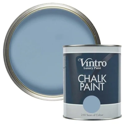 Image of Vintro Chalk Paint Furniture Shabby Chic Upcycle Decorate Ultra Matt Finish 1 Litre (Morocco)