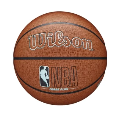 Image of Wilson NBA Forge Plus Eco Indoor/Outdoor Basketball Size 7 29.5&quot;, Brown
