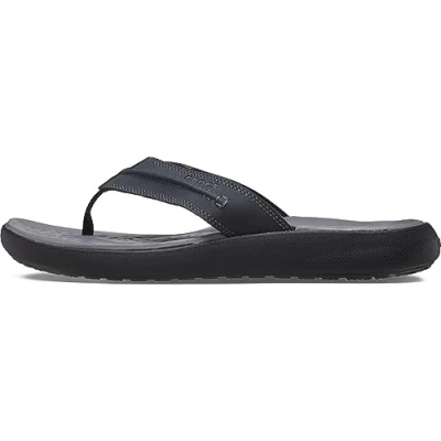 Image of Crocs Men&#039;s Yukon Vista II LR Flip Flop, Black, 10 UK