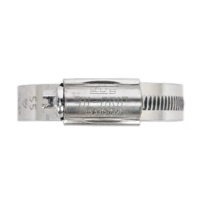 Image of Sealey HI GRIP® Hose Clip Zinc Plated Ø17 25mm Pack of 20
