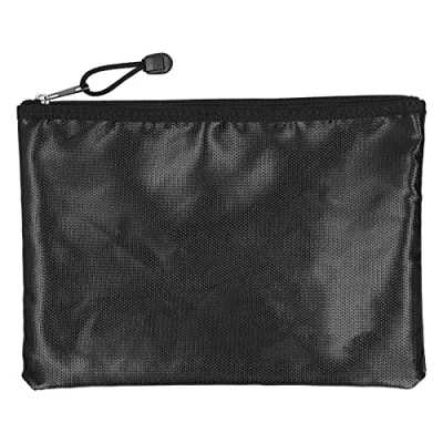 Image of Fireproof Pouch, Waterproof A4 Document Bag Fire Proof/Waterproof Safe Box File Professional Multifunctional for Home Outdoor Car(Large 34 * 25 3.5cm)