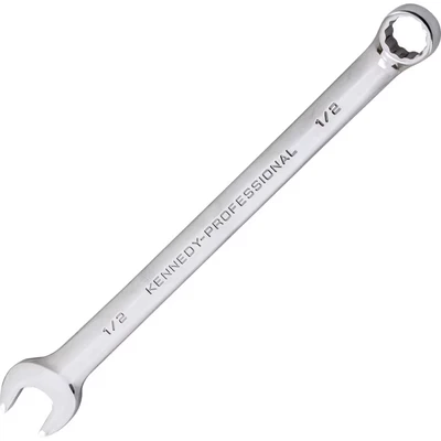 Image of Kennedy Imperial Combination Spanner, Chrome Vanadium Steel, 1/2in
