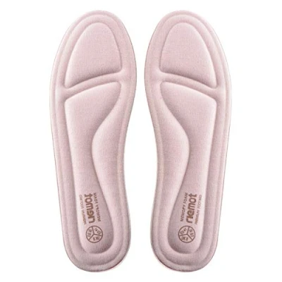 Image of riemot Memory Foam Insoles for Men and Women,Replacement Shoe Inserts Sports Shoes,Trainers,Sneakers,Work Boots Walking Shoes,Comfort,Cushioning, 6, Women Pink