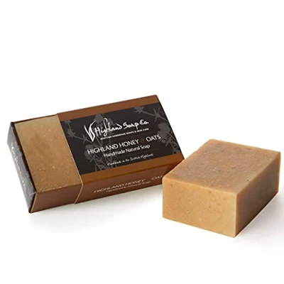 Image of The Highland Soap Company Honey &amp; Oats Handmade 190g