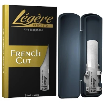 Image of Légère Reeds Alto Saxophone Reed, French Cut, Strength 3.00 (ASF3.00) Premium Synthetic Woodwind Reed