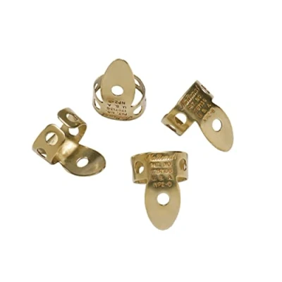 Image of D&#039;Addario National Brass Finger Picks 12 pack