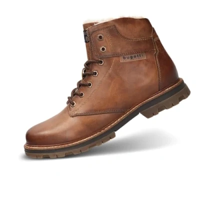 Image of bugatti Men&#039;s 321 AH253 Fashion Boot, Cognac, 10.5 UK