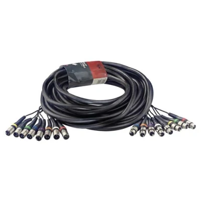 Image of Stagg 18307 15 m &quot;8 x XLR Female/8 Male&quot; Multicore Cable