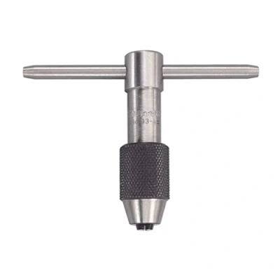 Image of Starrett 93A T Handle Tap Wrench, 1/16&quot; 3/16&quot; Size, 5/32&quot; Square Shank Diameter, 2&quot; Body Length