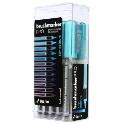 Image of KARIN Brushmarker PRO 12 &quot;Sky colours set