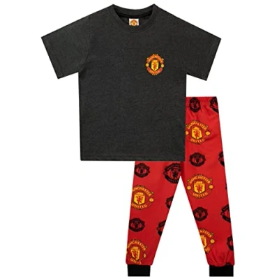 Image of Manchester United F.C. Boys Pyjamas Multicoloured 5 6 Years