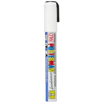 Image of Kuretake Zig Posterman Waterproof Marker PMA 50 6mm Chisel Point White