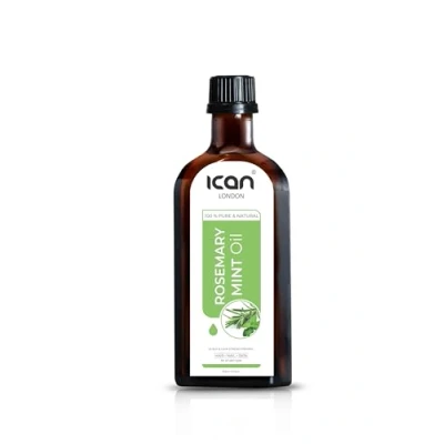 Image of ican London Natural Rosemary Mint Oil For Hair &amp; Scalp 100ml