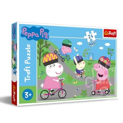 Image of Trefl 916 14330 EA 24 Maxi Pièces, pour Enfants à partir de 3 ans 24pcs Peppa Pig, Multicoloured