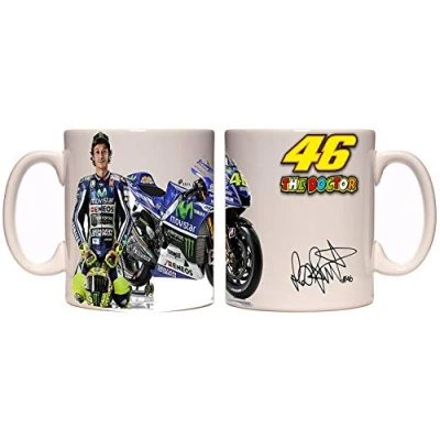 Image of Juko Valentino Rossi Motorbike Mug The Doctor Cup Gift Idea