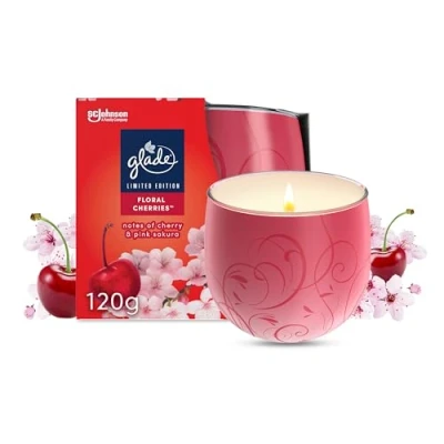 Image of Glade Candle Floral Cherries 120g