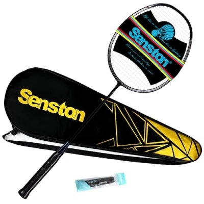 Image of Senston Badminton Racket N80 Single High grade Carbon Fiber Racket,Including Bag