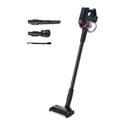 Image of Hoover Cordless Vacuum Cleaner, HF4 with Anti Twist, Up to 30 mins run time, Lightweight, Extreme Manoeuvrability, LED Lights, Black &amp; Magenta [HF410H]