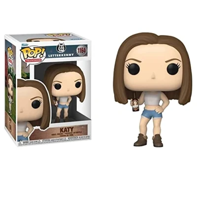 Image of Pop Letterkenny Katy with Puppers And Beer Vinyl Figure