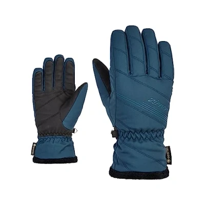 Image of Ziener Women&#039;s Kasia Ski Gloves/Winter Sports Gore Tex, Hale Navy, 7.5