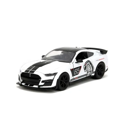 Image of Bigtime Muscle 1:24 2020 Ford Mustang Shelby GT500 Die Cast Car, Toys for Kids and Adults(White)