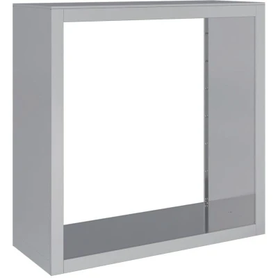 Image of vidaXL Firewood Rack 100x40x100 cm Galvanised Steel