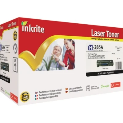 Image of Inkrite Remanufactured Toner Cartridge Replacement for HP CE285A Black