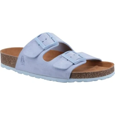 Image of Hush Puppies Women&#039;s Blaire Sandal Ladies Summer, Blue, 3 UK