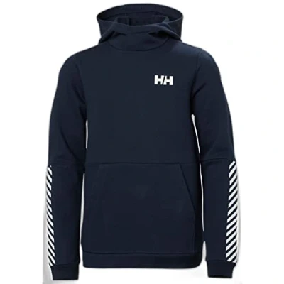Image of Helly Hansen Unisex Kids Jr Active Hoodie Sweatshirt, Navy, 8 Years UK