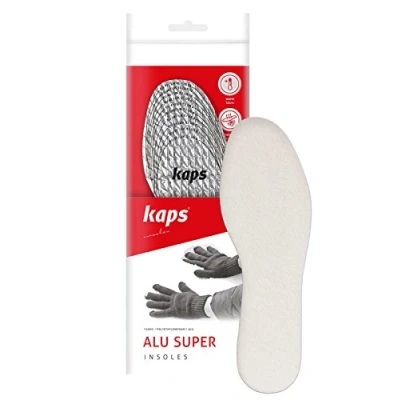 Image of Kaps Alu Super, Thermal and Insulating Triple Layer Shoe Insoles for Winter, Made in Europe, All size, cut to fit, Multicolour