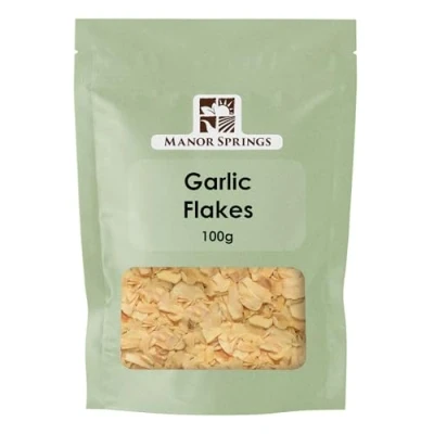 Image of Garlic Flakes 100g by Manor Springs