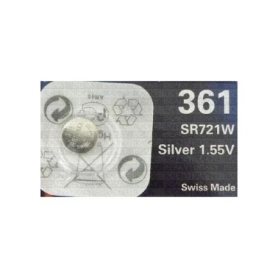 Image of Renata 361 SR721W Silver Oxide Watch Battery 1.55v Blister Packed