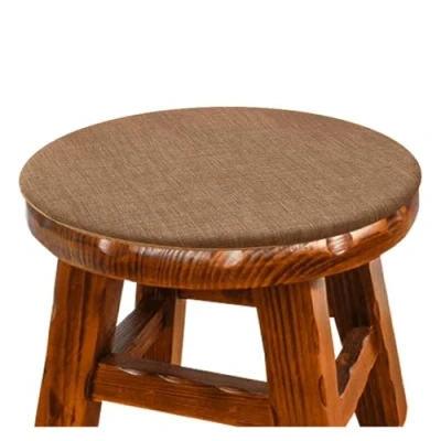 Image of MCNDSI Round Chair Cushion 40cm/35cm/45cm Thick Seat Pad Dining Garden Pads Stool Cushions for Kitchen(K2,14inch/35cm)