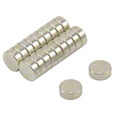 Image of N42 Neodymium Magnet for Arts, Crafts, Model Making, DIY, Hobbies, Office, and Home 4mm dia x 1.5mm thick 0.36kg Pull Pack of 200